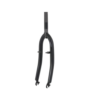 Schwarze Force MTB Stahlgabel für 24 Zoll Kinderfahrrad mit 1 Zoll Gewinde.