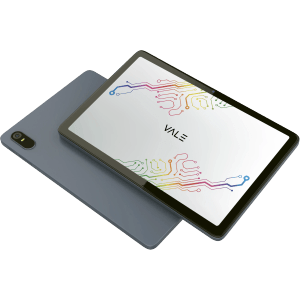 Graues Vale Tablet V10A-4128 mit 10 Zoll Display für Bürobedarf.