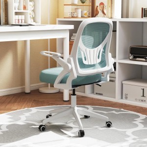 Costway Bürostuhl Ergonomischer Schreibtischstuhl 360° Drehstuhl Blau