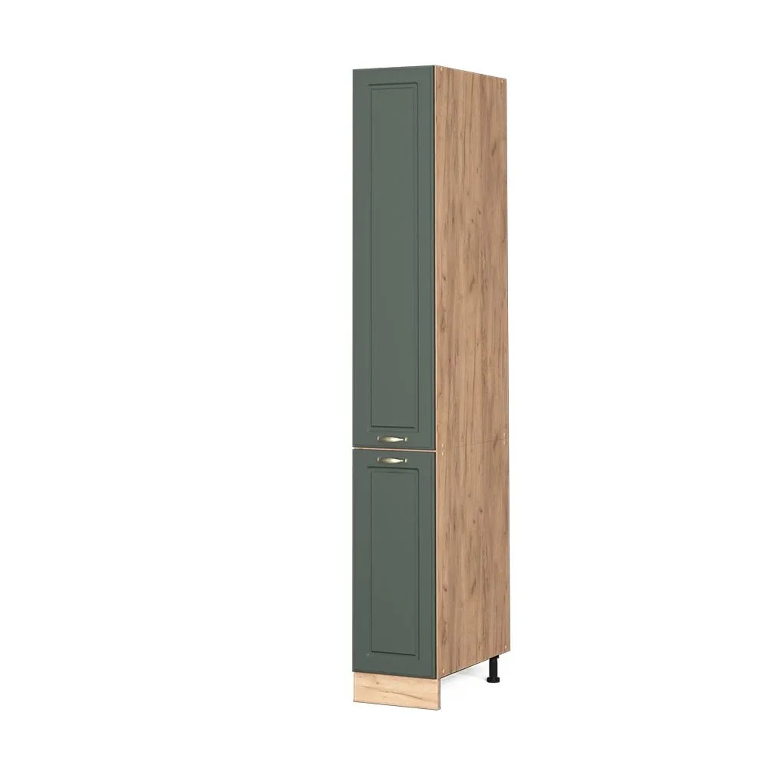 Vicco Apothekerschrank Fame-Line Grün-Gold Landhaus Goldkraft Eiche 30 cm