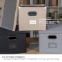 HMF 250473-27 Aufbewahrungsbox Deckel DIN A4 Hängeregister Kallax 33 x 37 x 28 cm_9