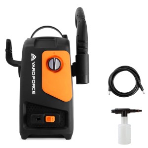 Yard Force Hochdruckreiniger EW U11B (1600W, 80 bar) mit Zubehör.