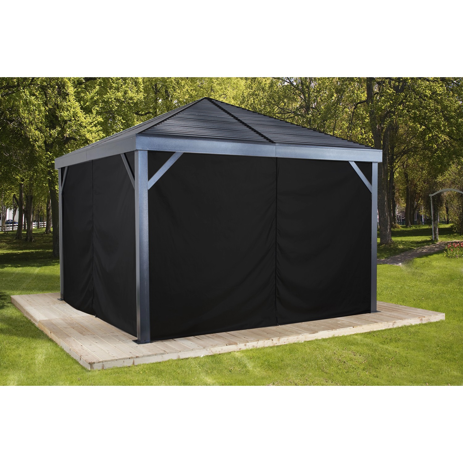 Sojag Vorhang-Set für Aluminium Pavillon South Beach 12 x 12