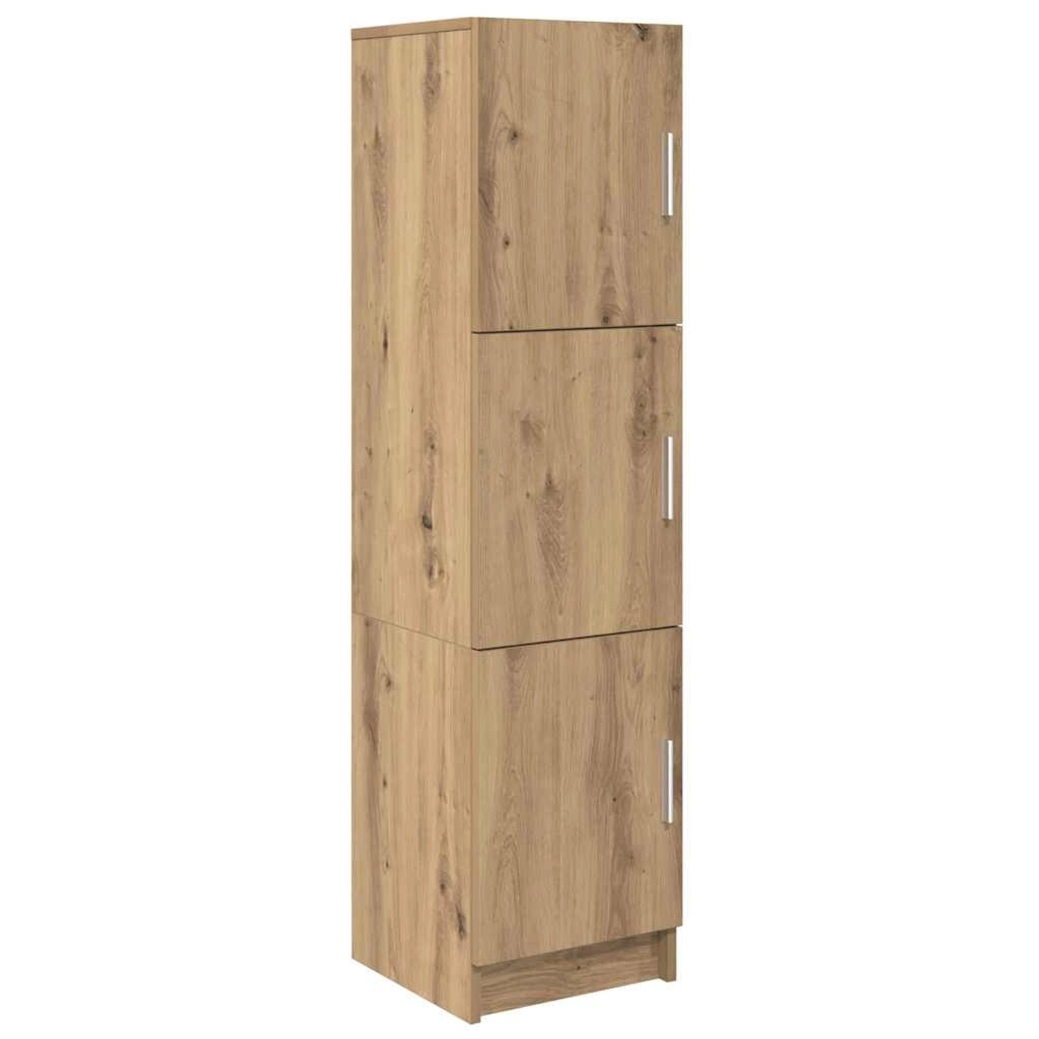 vidaXL Highboard Eiche Handwerklich 31,5 x 32 x 124 cm Holzwerkstoff 869353
