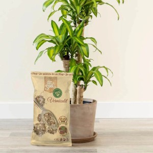 Dr.Soil Vermiculite 1L Beutel zur Bodenverbesserung für Hydrokultur & Pflanzen.