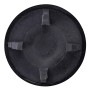 Fackelmann Waschbecken-Rosette, Ø 25mm, Schwarz, für Gussbecken im Bad.