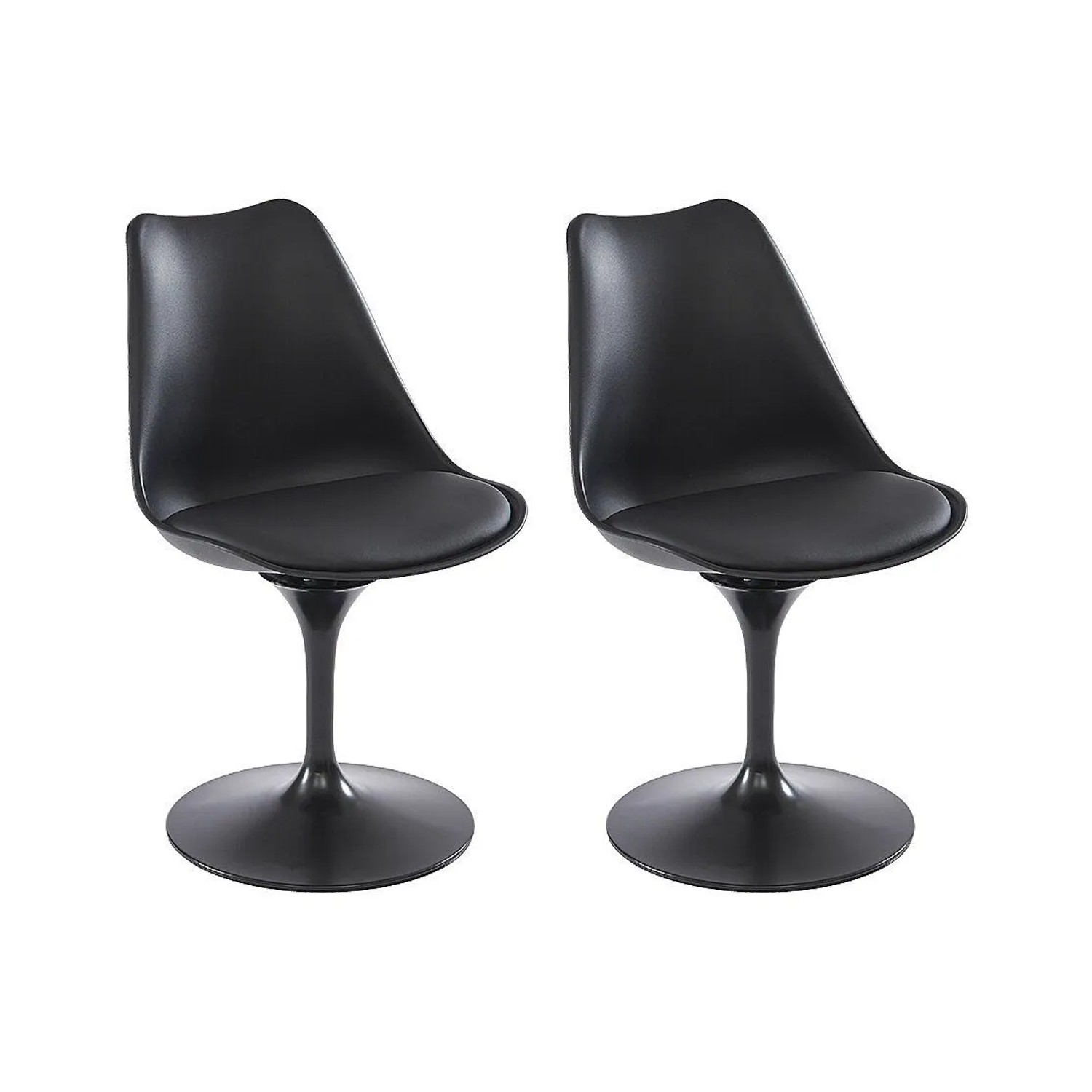 Vente-unique Stuhl Xafy Schwarz 49 cm