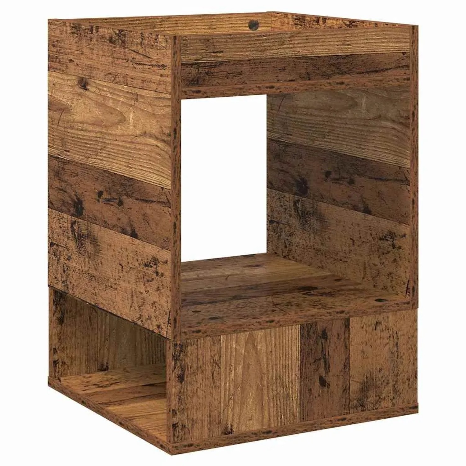 vidaXL Beistelltisch 2 Stk Altholz 40 x 40 x 56 cm Holzwerkstoff 890957