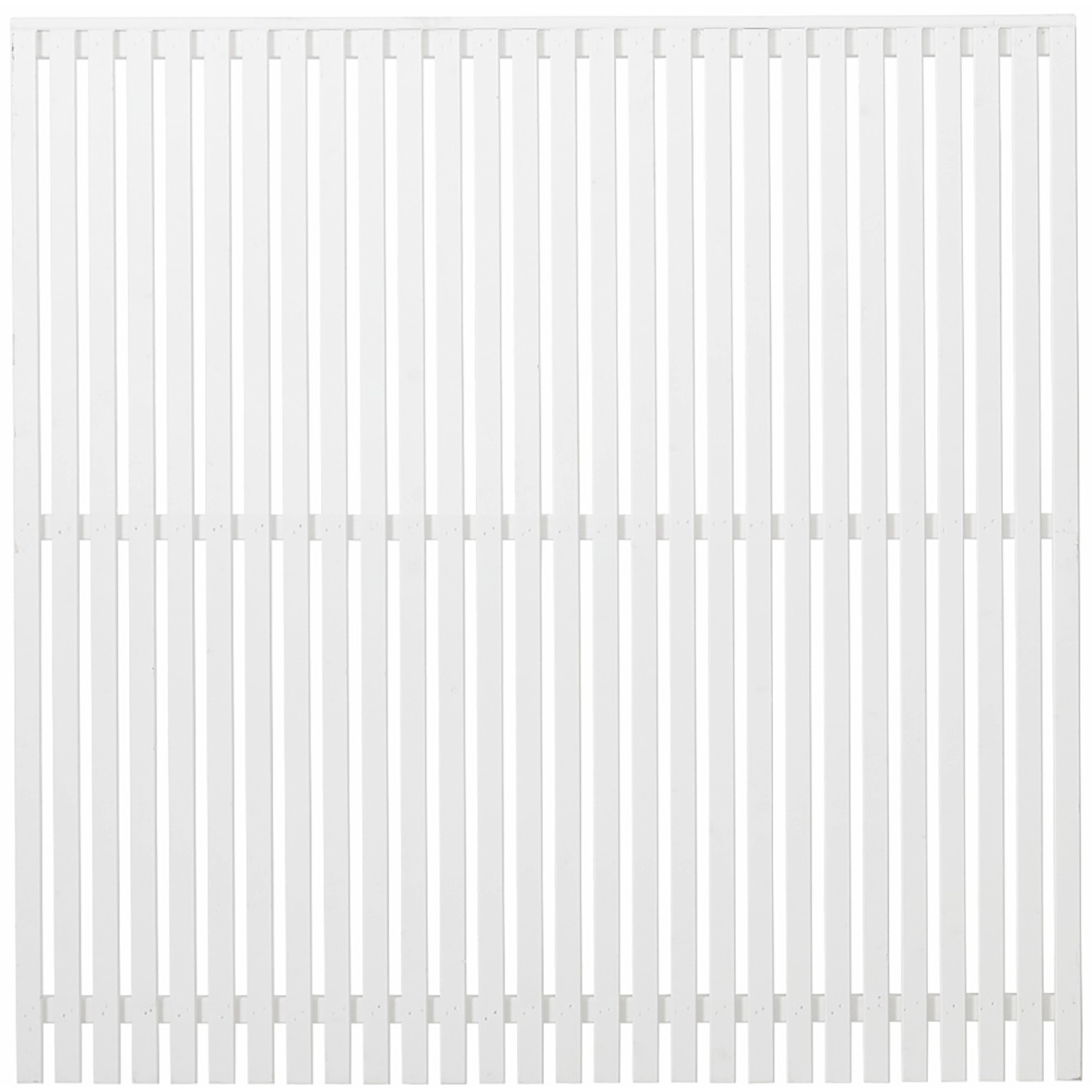 Sichtschutzzaun Sendai Nadelholz Weiß 180 cm x 180 cm günstig online kaufen