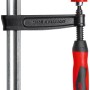 Bessey Temperguss-Schraubzwinge TPN-BE-2K 30/120, Spannwerkzeug mit rotem Griff.