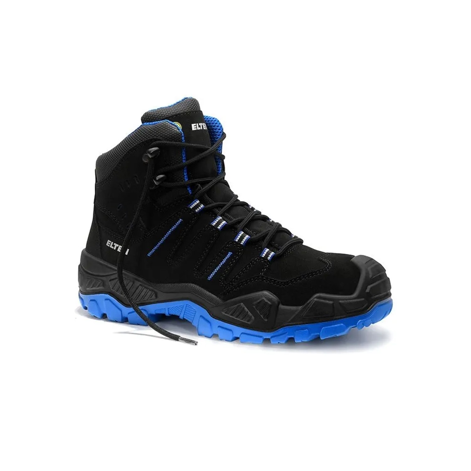 ELTEN Sicherheitsschnürstiefel QUENTIN BLACK BLUE Mid ESD S3S Größe 46