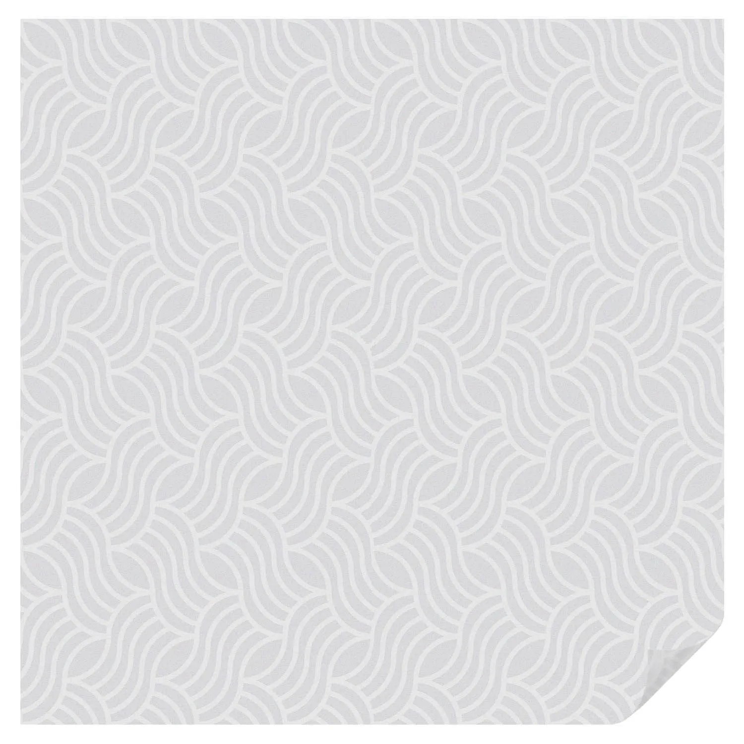 Tulup Fensterfolie Wellen Der Harmonie Milchglasfolie 100x100 cm Weiß Milch günstig online kaufen