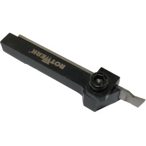 Rotwerk Abstechhalter mit HSS-Klinge (1,5 mm) für Drehmaschinen.