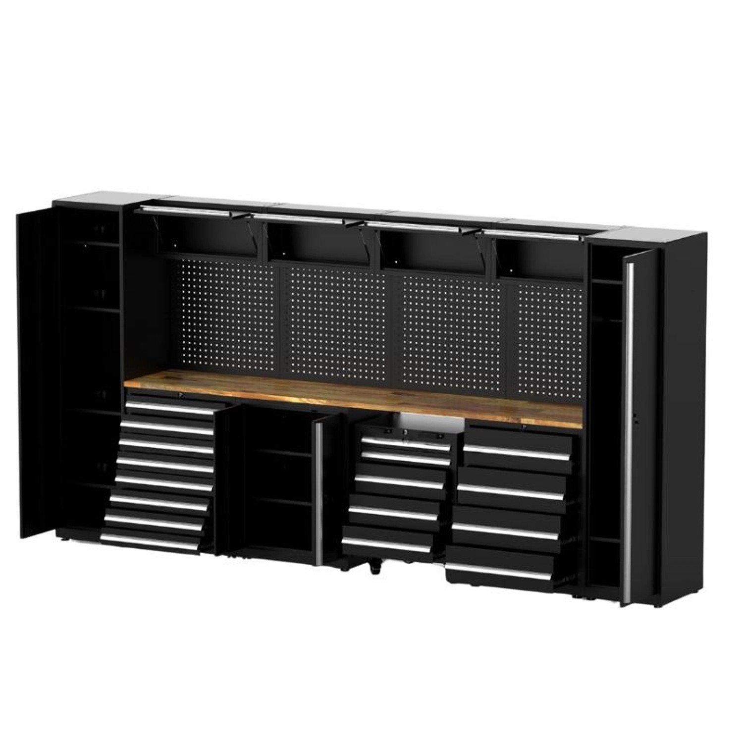 Galaflor Kombinierter Werkzeugschrank Werkzeugwand 2025×4000×550 mm günstig online kaufen