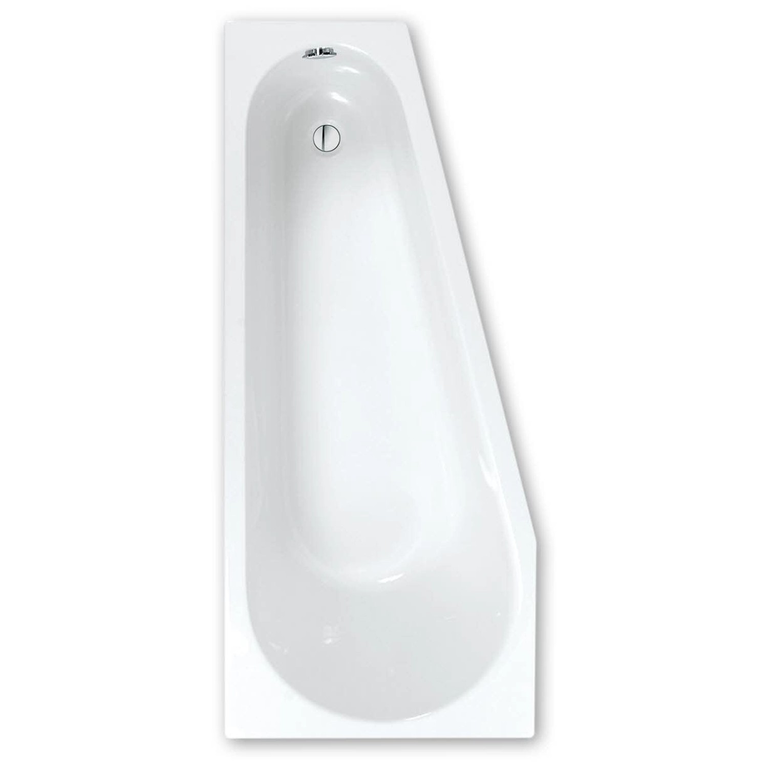 Steinkamp Raumsparbadewanne 160 x 70 cm Life Rechts Weiß