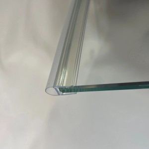 Breuer Dichtprofil Vertikal für Espira Dusche, 6 mm Glasstärke, transparent.