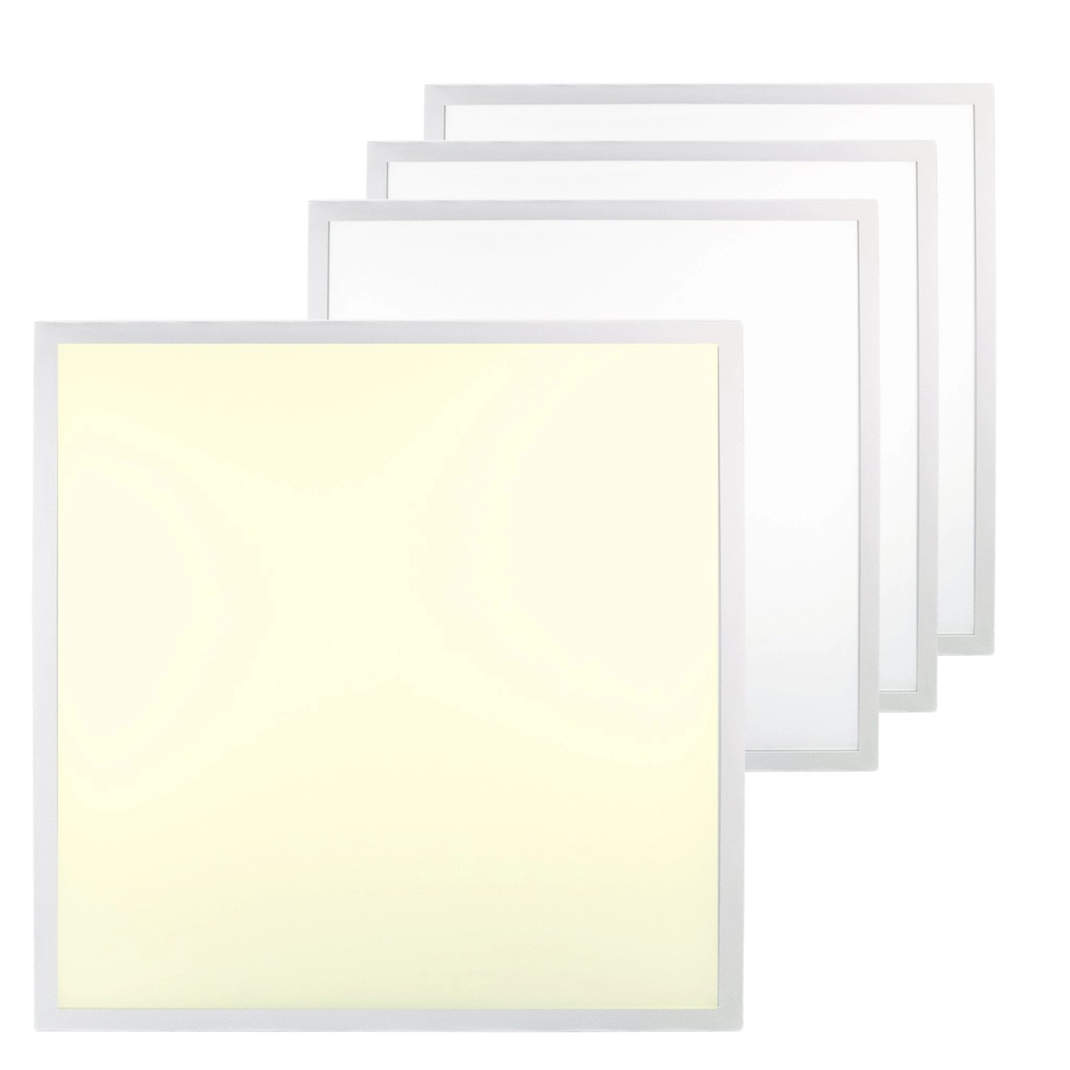 ENOVALITE 4er Pack LED Panel 62x62cm Deckenleuchte 36W 3600Lm 3000K Warmwei günstig online kaufen