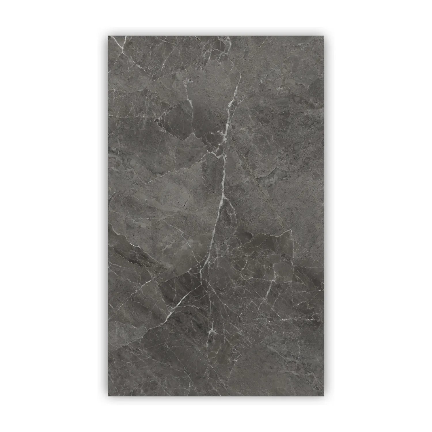 Walllux Duschrückwand Marmor Dunkelgrau Alu-Verbund 3 mm 125 x 210 cm