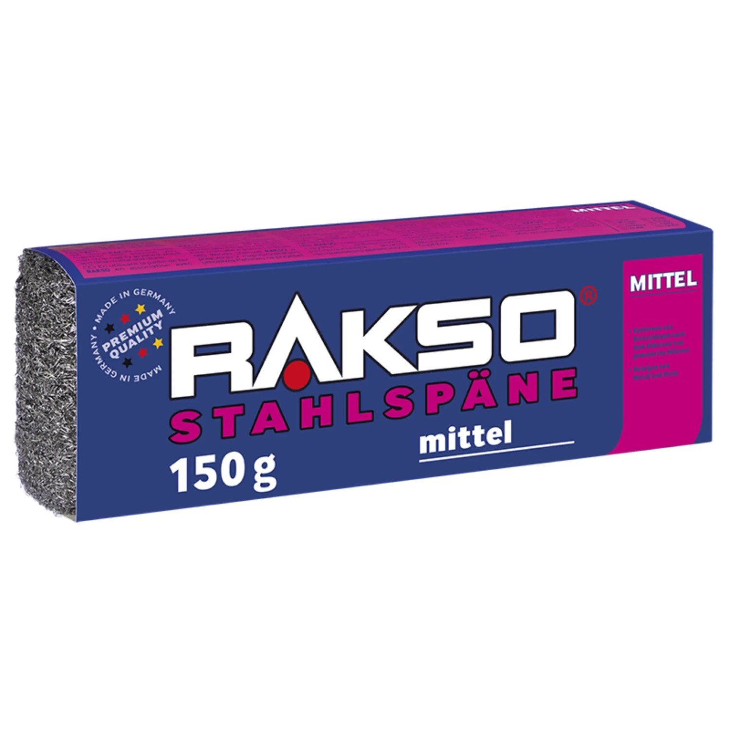 RAKSO Stahlspäne Banderole Sorte Mittel 1 x 200g