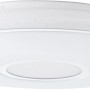 Weiße LED-Deckenleuchte Ronny, 56 cm, mit Fernbedienung und Sternenhimmel-Effekt für Innenräume.