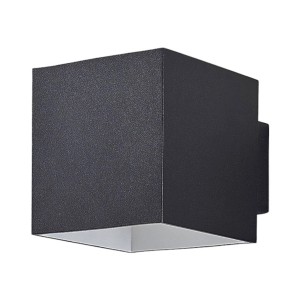 Moderne, schwarze Arcchio Wandleuchte Zuzana aus Metall für Innenräume.