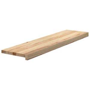 vidaXL Treppenstufen 8 Stk Unbehandelt 100x25x2 cm Massivholz Eiche 3282908