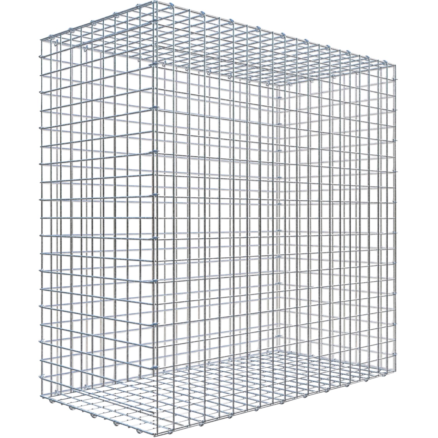 Gabiona C-Ring-Gabione 100 x 100 x 50 cm Maschenw 5 x 5 cm