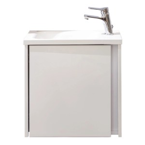 Badmobil Möbel-Set Susi, 50cm, weiß, mit Waschbecken und Armatur. Ideal für kleine Bäder.