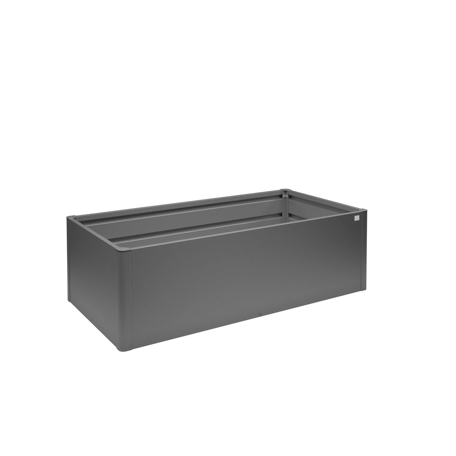 Biohort Hochbeet Midi 201,6 cm x 103,1 cm x 61 cm Dunkelgrau-Metallic
