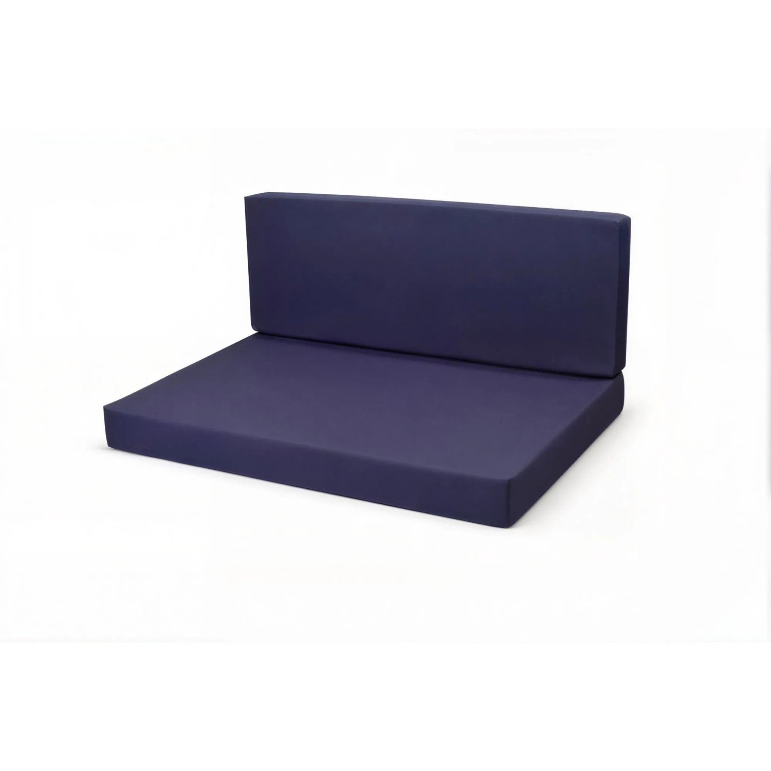 Setgarden Flat Set Palettenkissen 120x60x10cm Sitzkissen + Rückenkissen 120x40x10cm 1tlg Marine