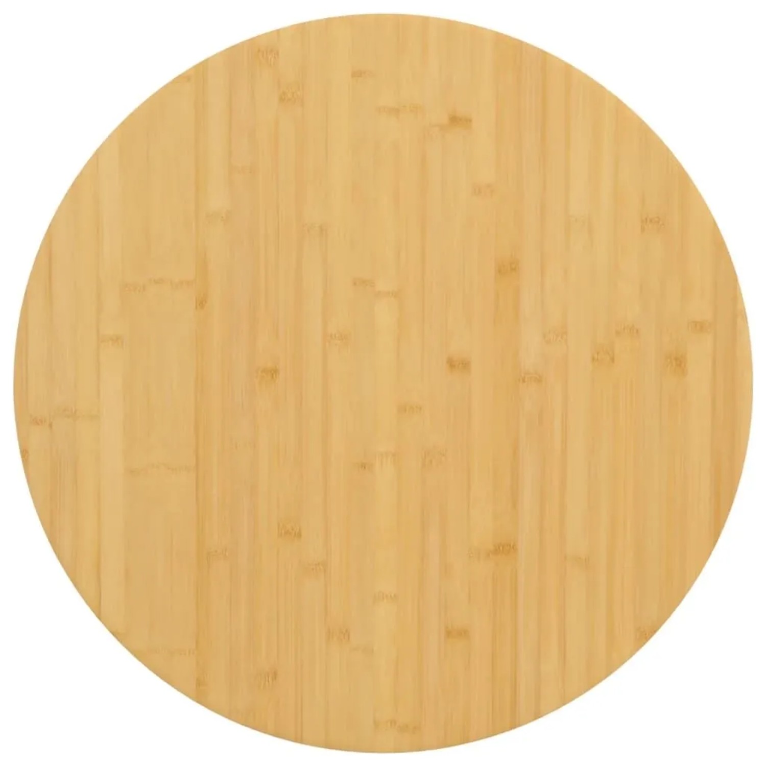 vidaXL Tischplatte Ø70x1,5 cm Bambus 352675
