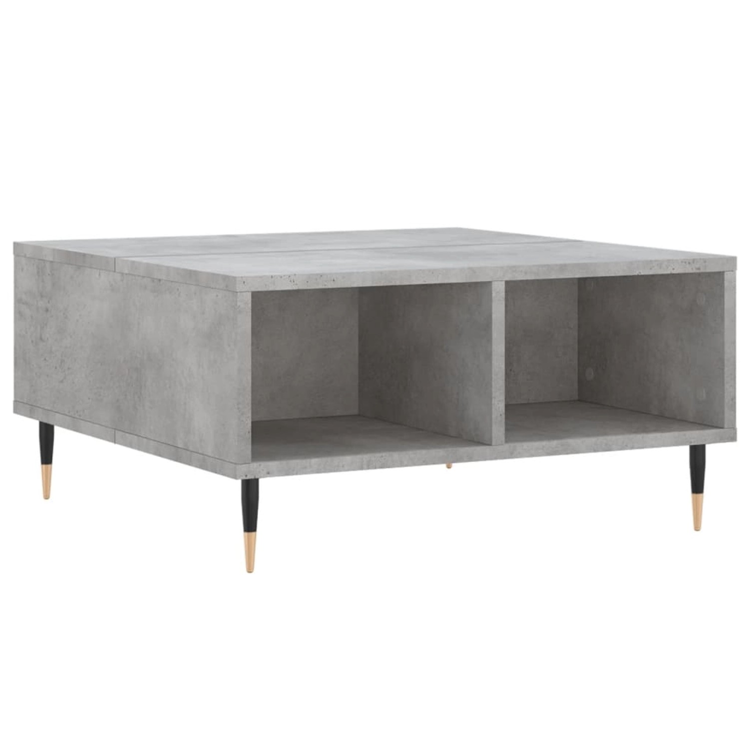 vidaXL Couchtisch Betongrau 60x60x30 cm Holzwerkstoff Modell 3 günstig online kaufen