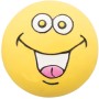 Gelber Jollypaw Smiley Latex Ball, Ø 5 cm, Kauspielzeug für Hunde.