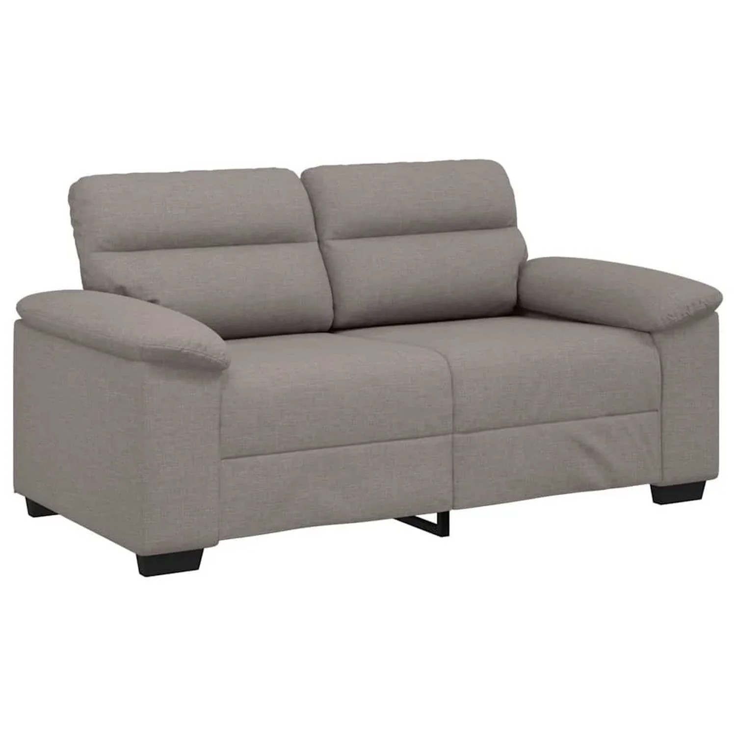 vidaXL 2-Sitzer-Sofa Taupe 120 cm Stoff 4105303 günstig online kaufen