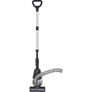 Heissner Teichschlammsauger F2 zur Teichpflege und -reinigung mit Schlauch und Teleskopstange.