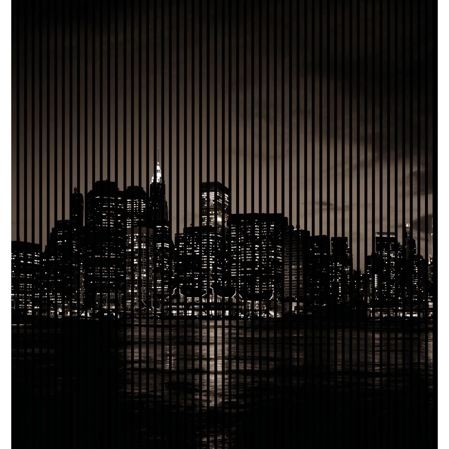 FN Acustico Akustikplatte New York 2 PET u. MDF Foliert 2.253 x 19 x 2.400 mm