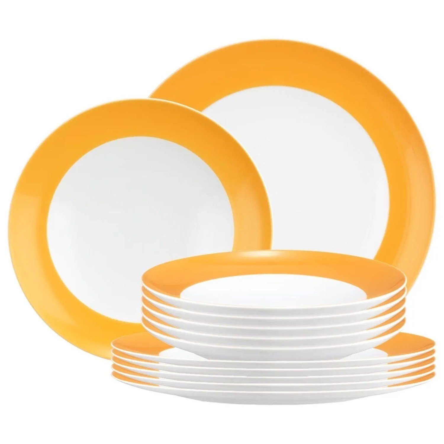 Seltmann Weiden Liberty Pure Colors Tafelservice 12-teilig Mango Orange