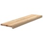 vidaXL Treppenstufen 4 Stk Unbehandelt 100x25x2 cm Massivholz Eiche 3282896