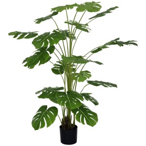 Künstliche Monstera-Pflanze im Topf, 180 cm hoch. Dekorative Zimmerpflanze für Innenräume.