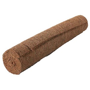 Gerollte Kokosfaser Winterschutzmatte 150x50cm für Gartenpflanzen.