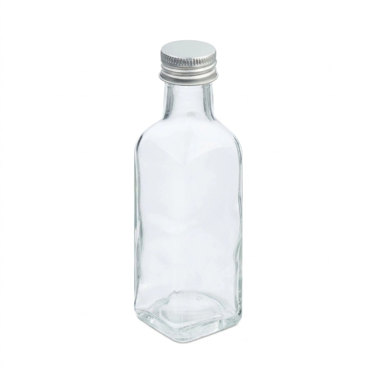 Relaxdays Miniflaschen Glas Transparent Auslaufsicher 16er Pack 14 cm x 4 cm x 4 cm 120 g