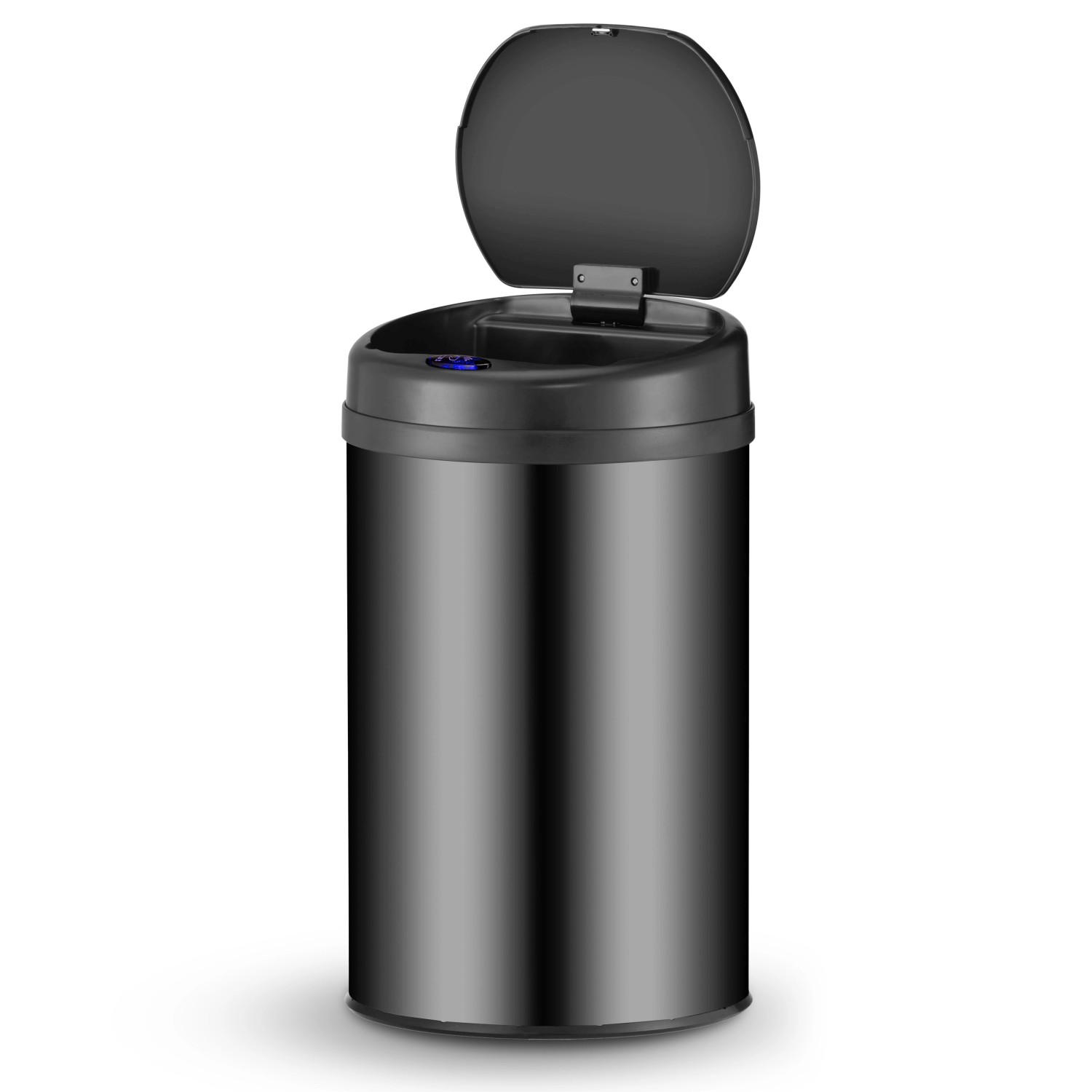 Juskys Mülleimer Rund mit Sensor 30 L Schwarz günstig online kaufen