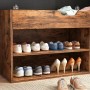 Rebiko Geräumiger Schuhschrank Mit Sitzfläche Stauraum 2 Einlegeböden Retro-holzdesign_5