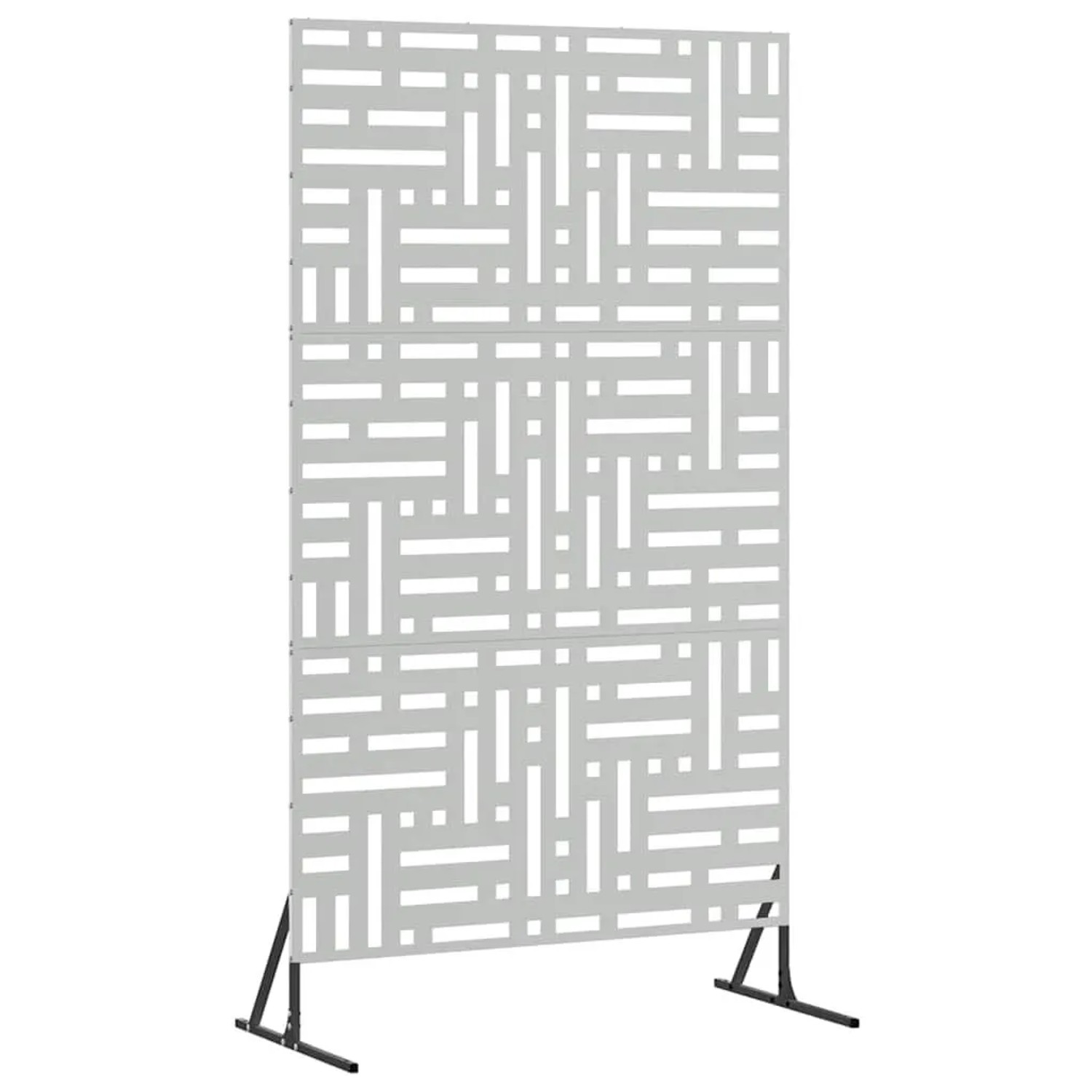 vidaXL Sichtschutz Grau 100 x 50 x 180 cm Stahl 868554 günstig online kaufen