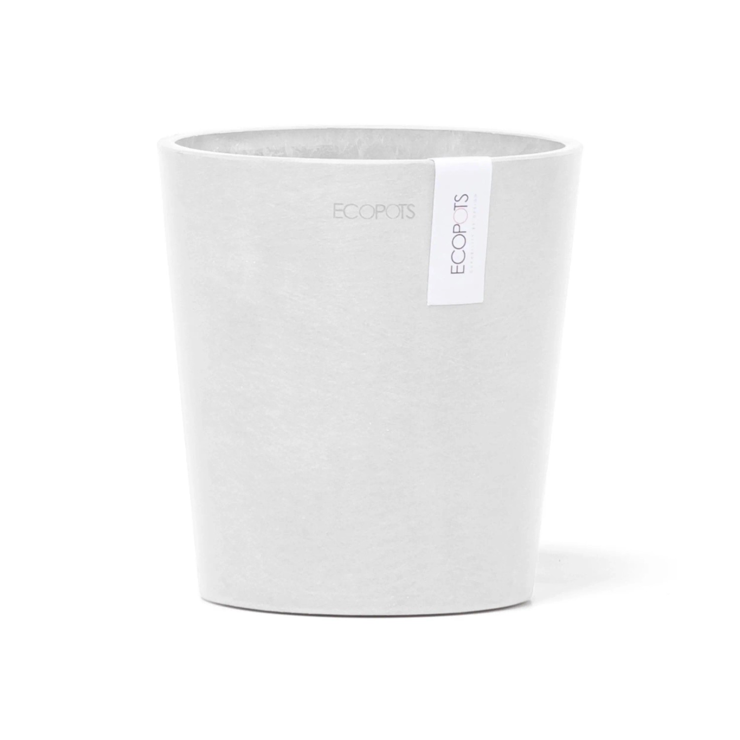 Ecopots Pflanztopf Morinda Weiß 14,2 cm x 16 cm günstig online kaufen