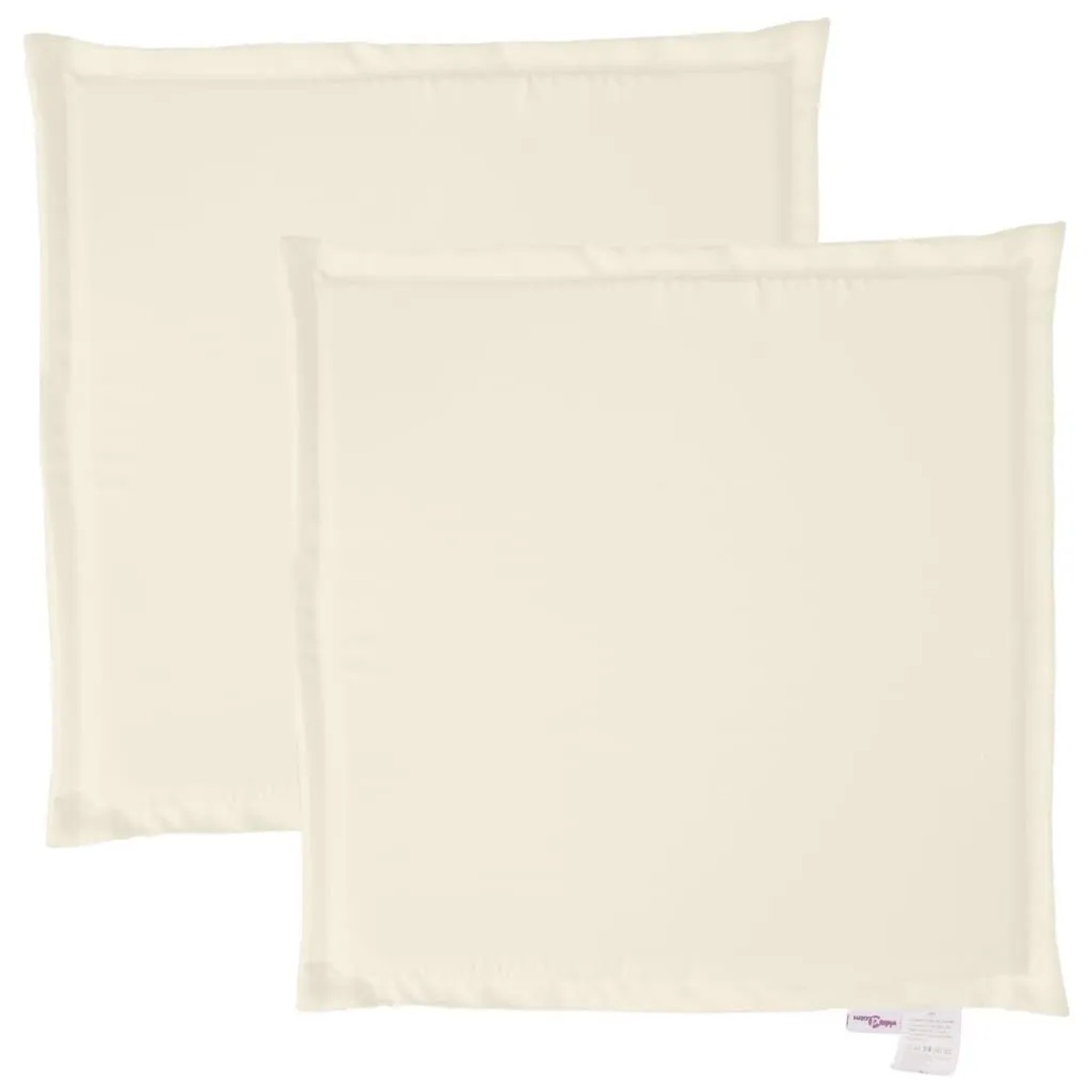 vidaXL Garten-Sitzkissen 2 Stk Creme 45x45x2 cm Quadratisch 847725 günstig online kaufen