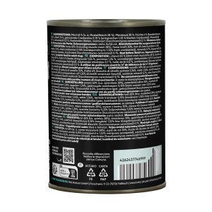 Lucky Jim Hunde-Nassfutter Mono Pferd, 400g Dose. Alleinfutter für ausgewachsene Hunde.