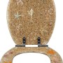 baliv WC-Sitz Carduma II mit Strand-Motiv aus Polyresin und Absenkautomatik.