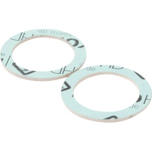 Zwei KÖRO HD-Dichtungsringe, 32x44x2 mm, für Schraubverbindungen.