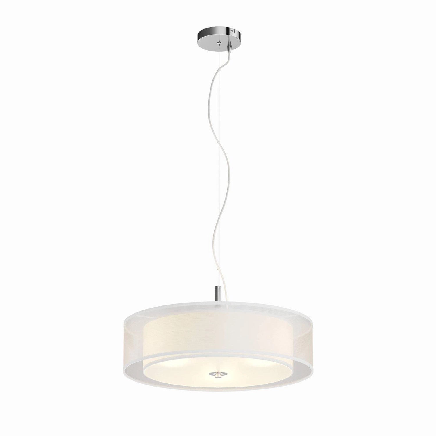 Lindby Pendelleuchte Pikka 9620151 Modern in Weiß aus Metall 3-flammig E27 günstig online kaufen